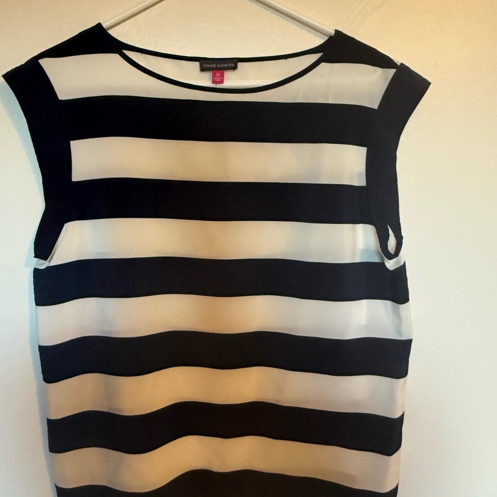 Vince Camuto Striped Top- Md